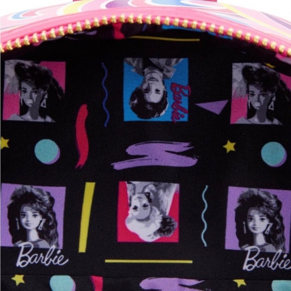 BARBIE NWT TOTALLY HAIR LOUNGEFLY BACKPACK - Picture 6 of 6